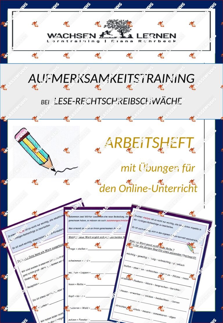 Lerntraining: Aufmerksamkeitstraining